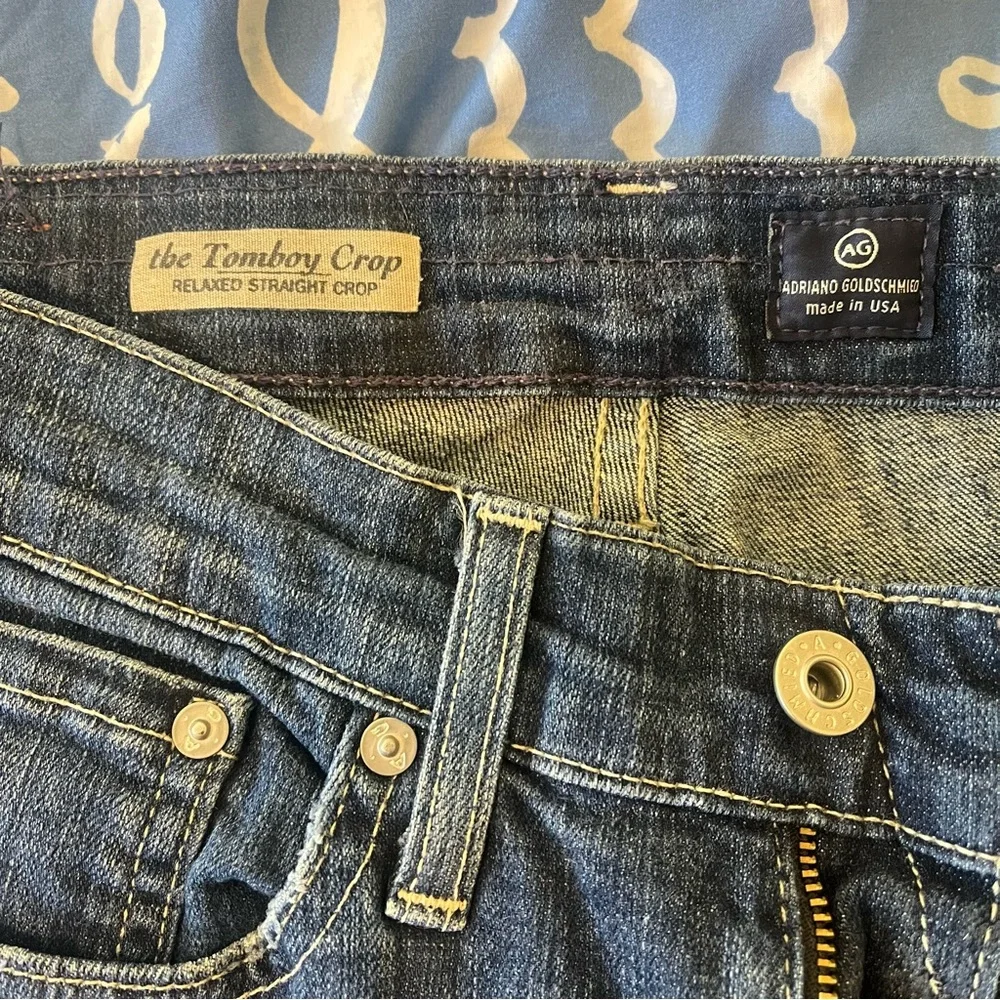 Adriano Goldschmied The Tomboy Relaxed Straight Crop Jeans Size 26 - Picture 4 of 14